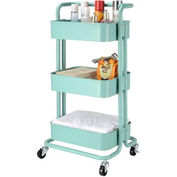 Multifunction Storage Easy Assembly Trolley for Salon